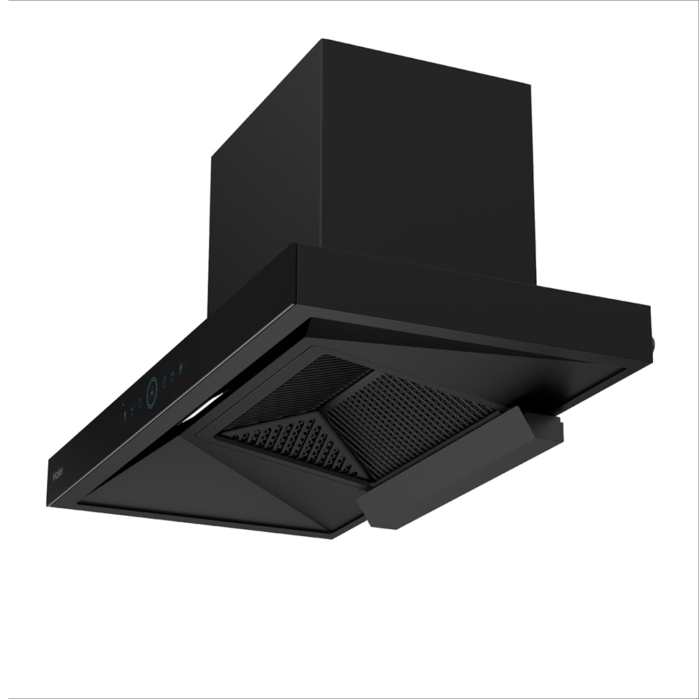 Haier Unique Pyramid Filter 2000 mÂ³h Suction Power Heat Auto Clean Chimney
